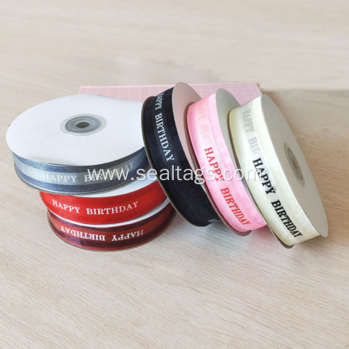 Print ribbon Gift Packing Organza Ribbon